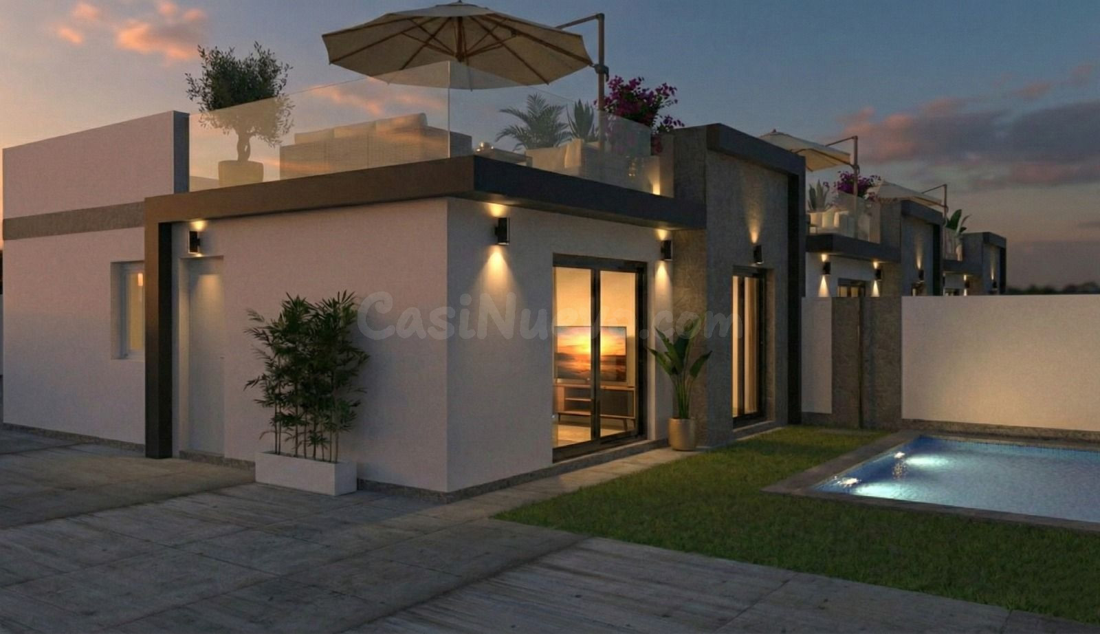 Villa 3 habitaciones 90m² en venta - Balsicas