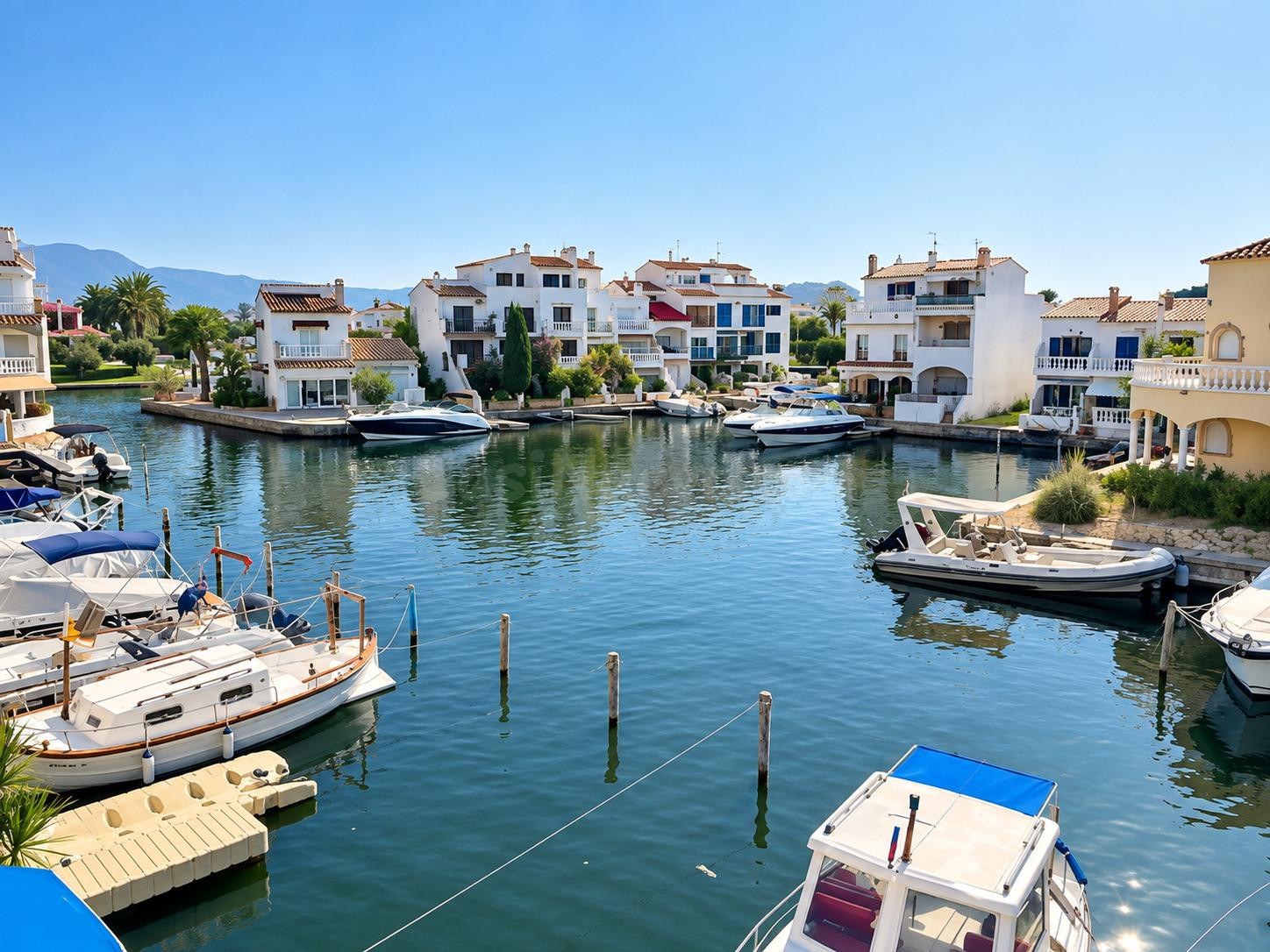 Apartamento con terraza y vistas al canal