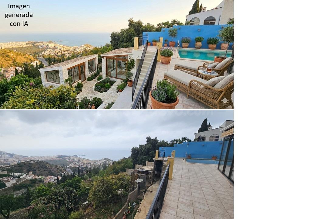 UNA VILLA SUSPENDIDA ENTRE EL CIELO Y EL MEDITERRÁNEO. - foto 4