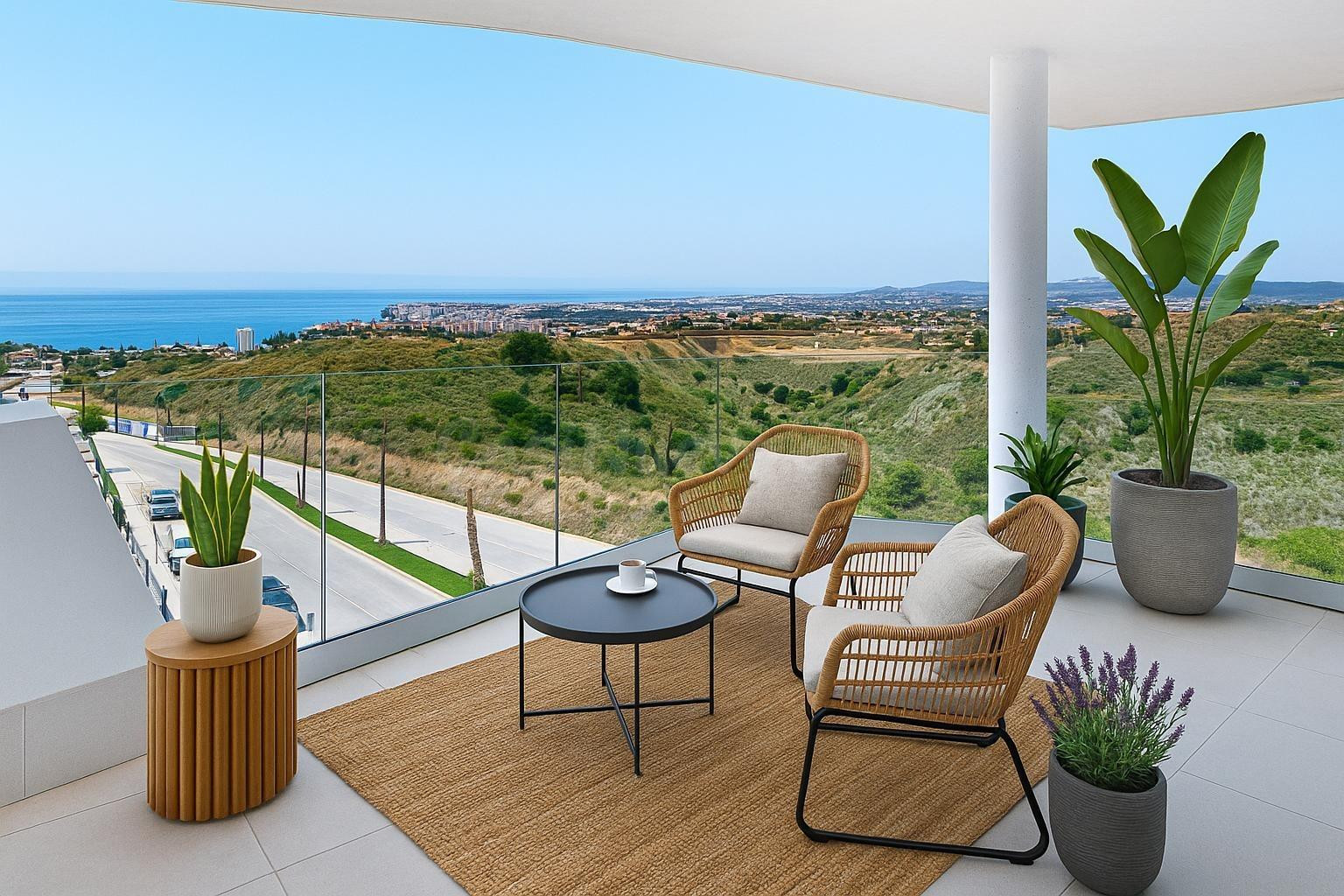 Exclusivo Apartamento a Estrenar con Vistas al Mar y Montaña