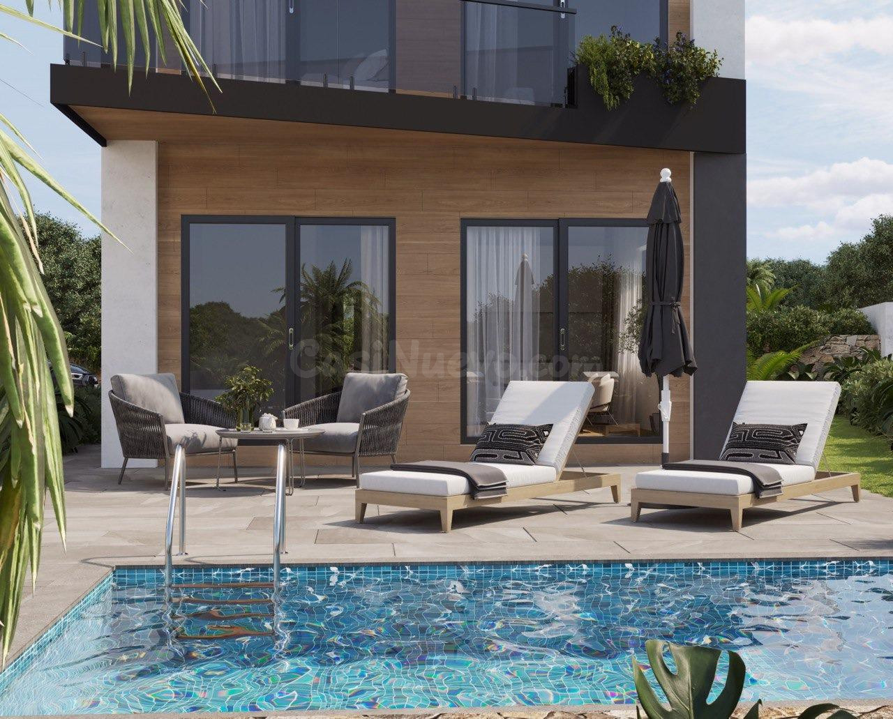 Villas modernas de nueva construcción en Finestrat con piscina privada cerca de Benidorm - foto 4