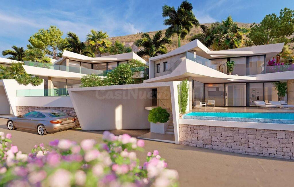 Villas de lujo de nueva construcción con vistas al mar en Benitachell