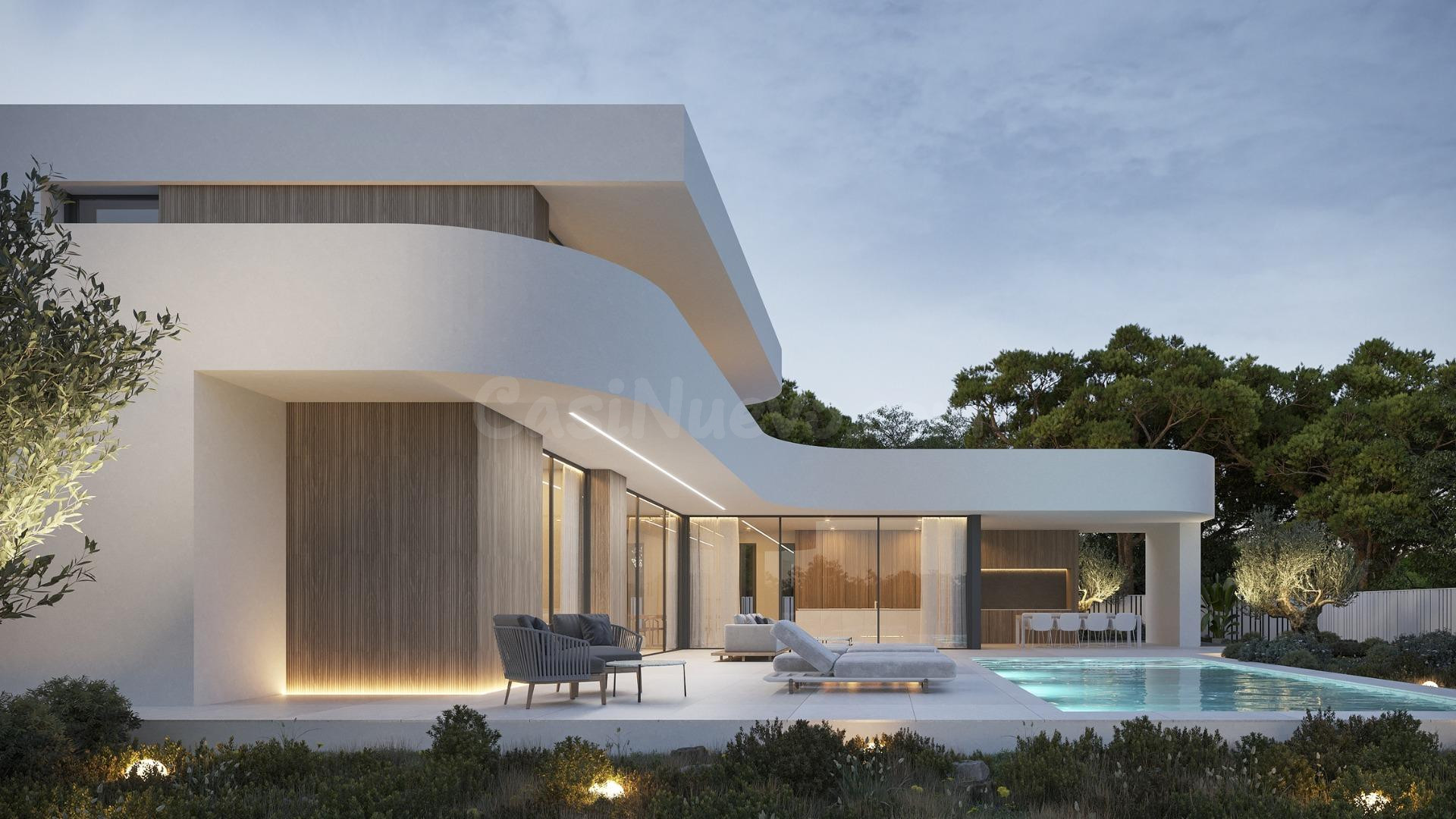 Lujosa casa moderna en el corazón de Moraira-Teulada: un refugio mediterráneo contemporáneo - foto 2
