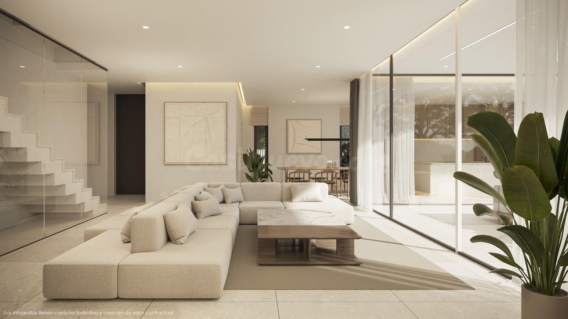 Lujosa casa moderna en el corazón de Moraira-Teulada: un refugio mediterráneo contemporáneo - foto 5
