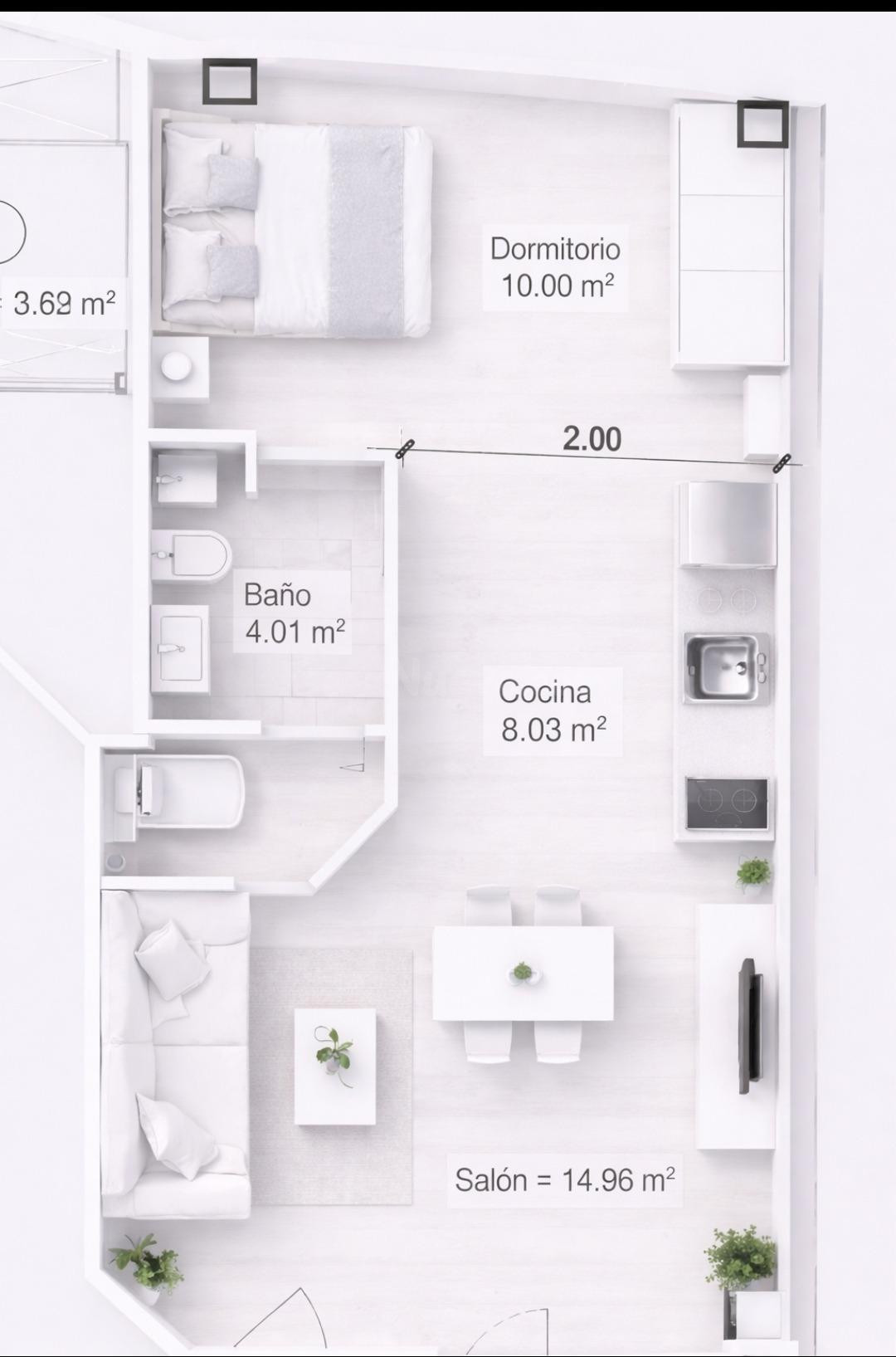 LOFT DE NUEVA construcción A ESTRENAR