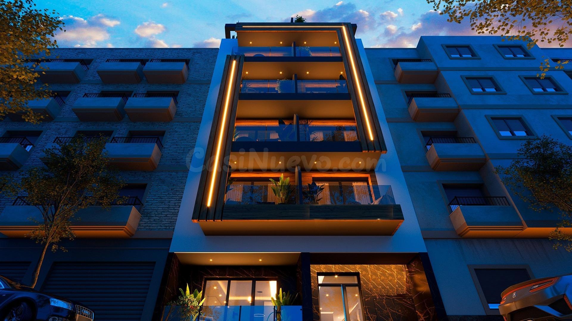 Modernos Apartamentos a 250m de la Playa del Cura en Torrevieja