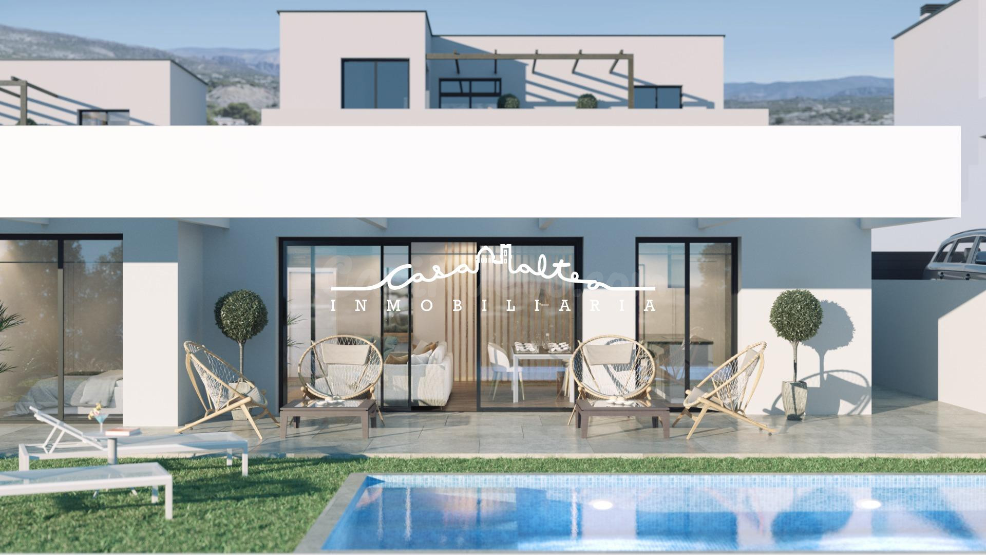 Exclusivas villas con vistas al mar y la montaña