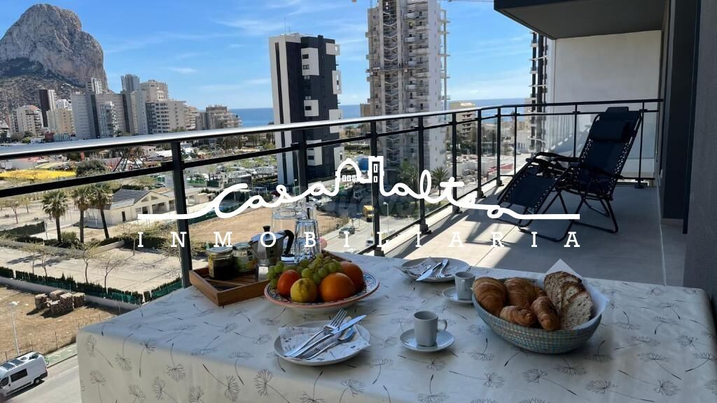 APARTAMENTO SUNRISE TOWER CALPE. ALQUILER LARGA ESTANCIA A PARTIR DE ENERO 2027