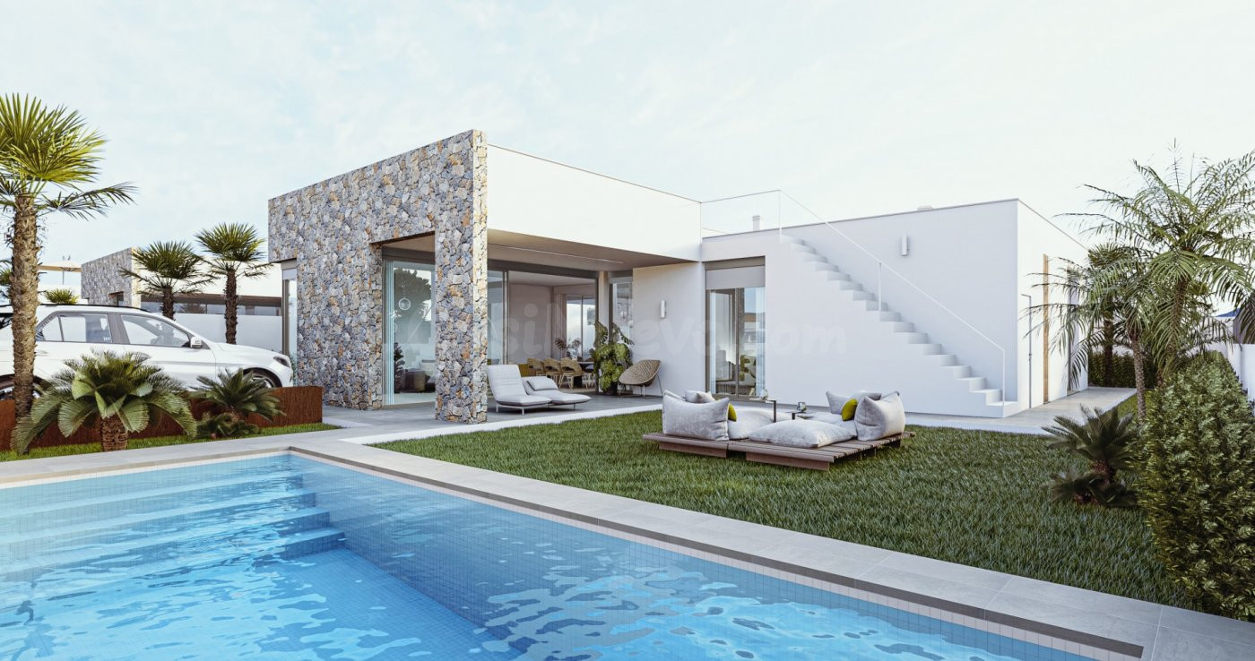VILLAS DE OBRA NUEVA EN MAR DE CRISTAL