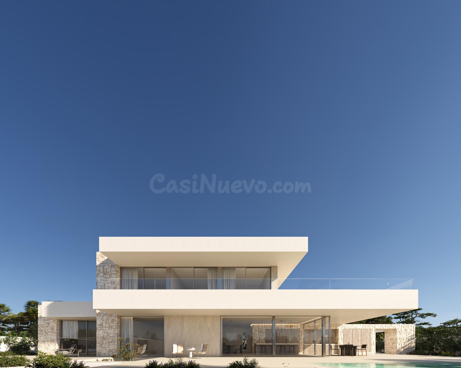 VILLA DE OBRA NUEVA EN MORAIRA