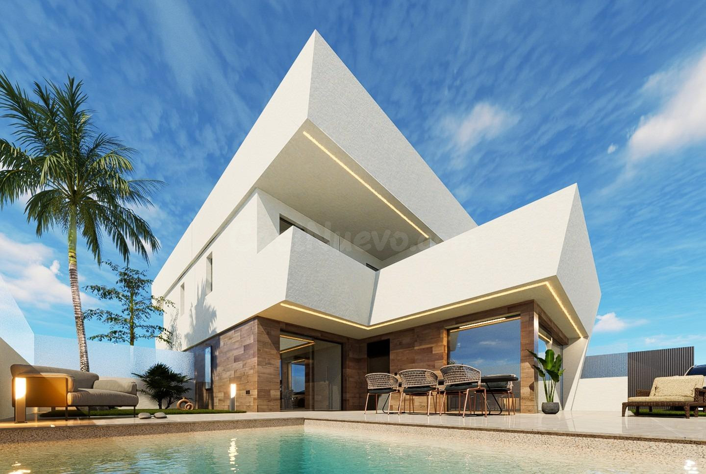 VILLAS DE OBRA NUEVA EN SAN PEDRO DEL PINATAR - foto 2