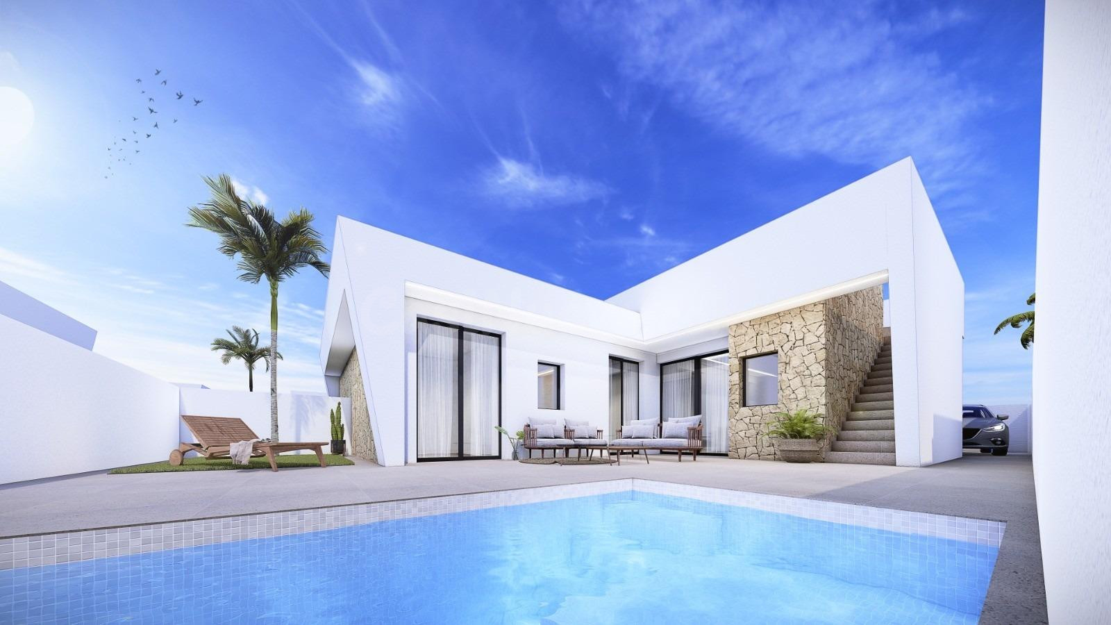 VILLAS PAREADAS DE OBRA NUEVA EN ROLDAN - foto 3