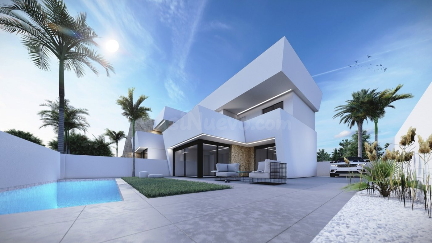 VILLAS ADOSADOS DE OBRA NUEVA EN SANTIAGO DE LA RIBERA - foto 2