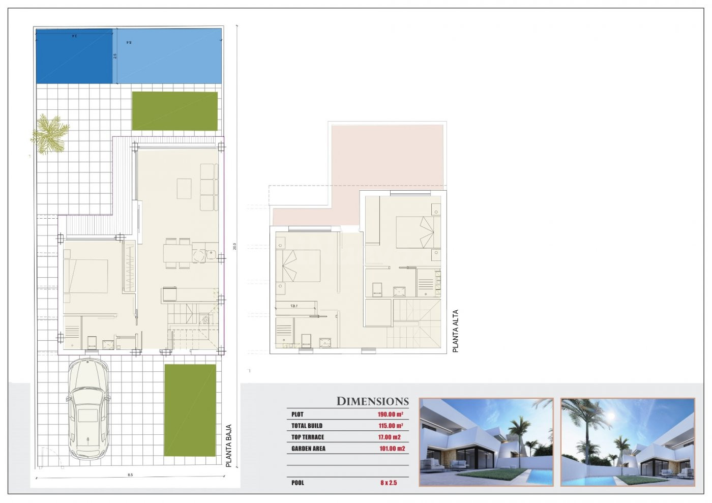 VILLAS ADOSADOS DE OBRA NUEVA EN SANTIAGO DE LA RIBERA - foto 4