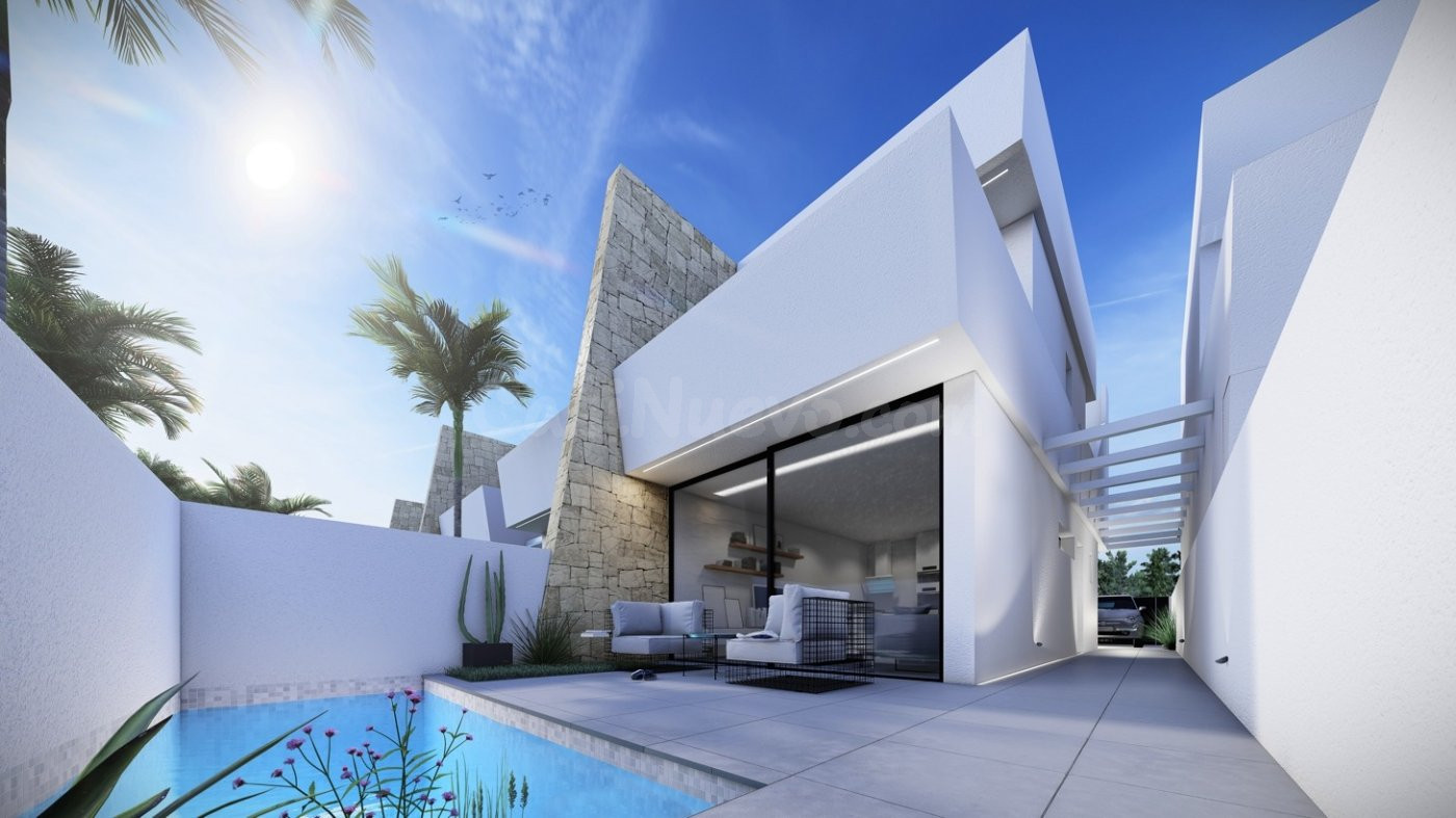 VILLAS ADOSADOS DE OBRA NUEVA EN SANTIAGO DE LA RIBERA - foto 2