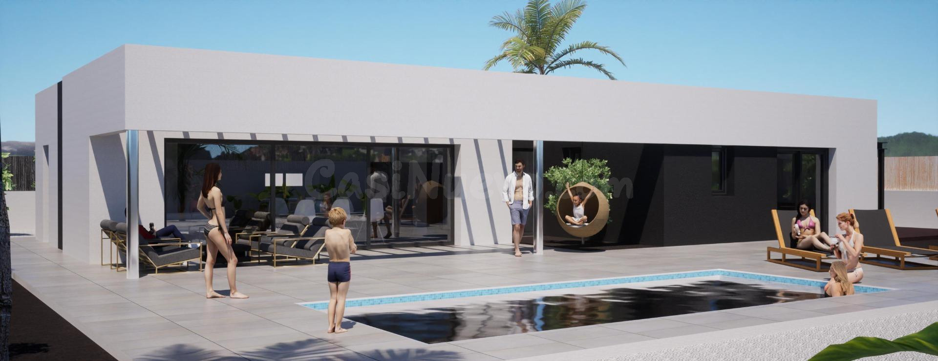 VILLAS DE OBRA NUEVA EN ALFAZ DEL PI