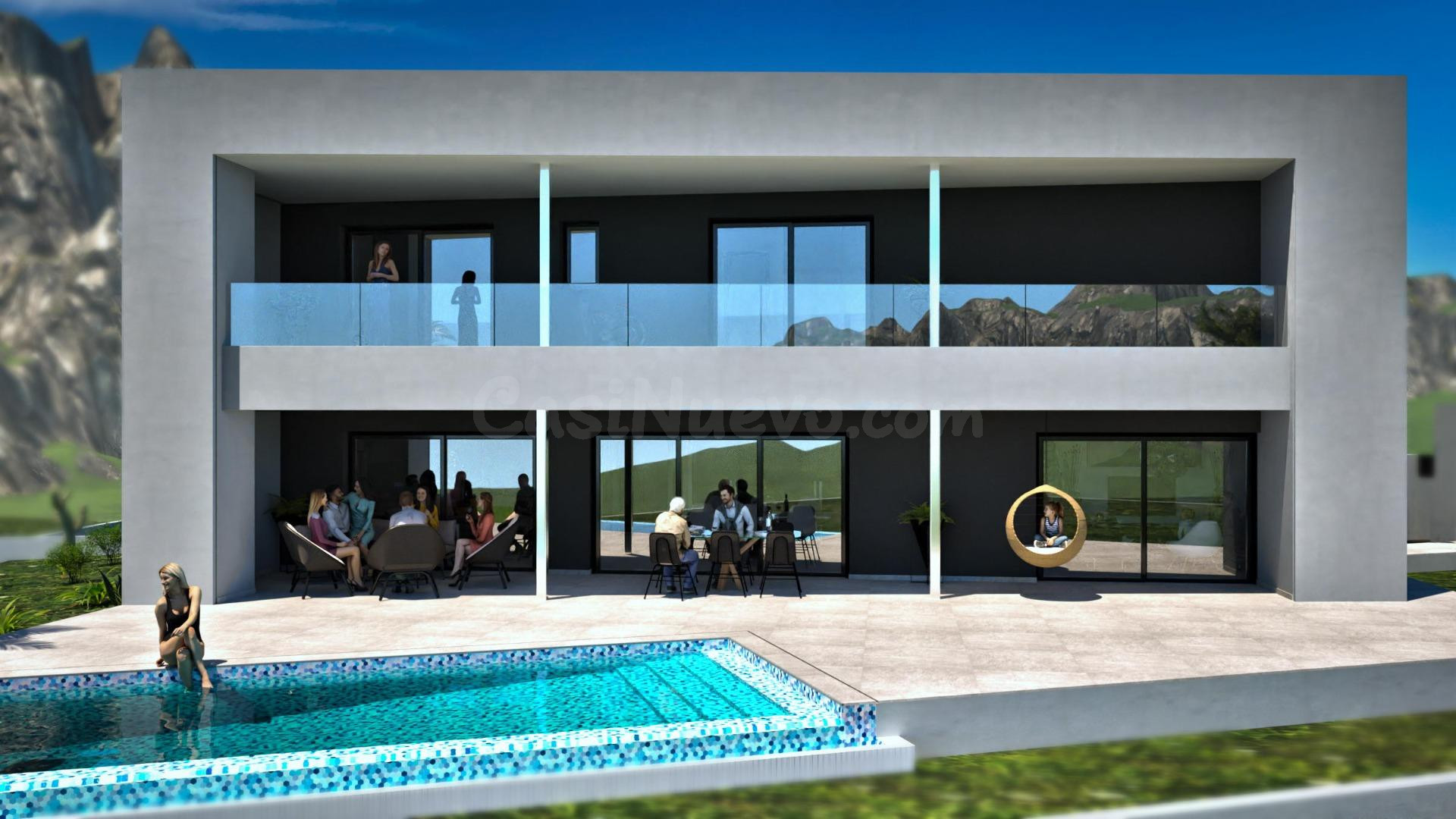 VILLA DE OBRA NUEVA EN LA NUCIA