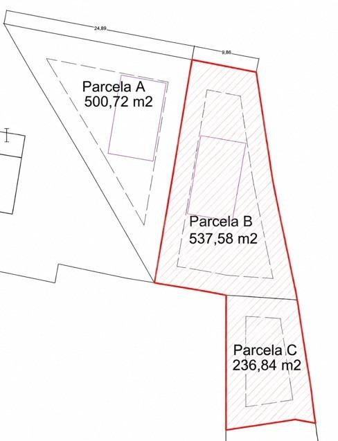 Parcela de 774m2 en la Marxadella.