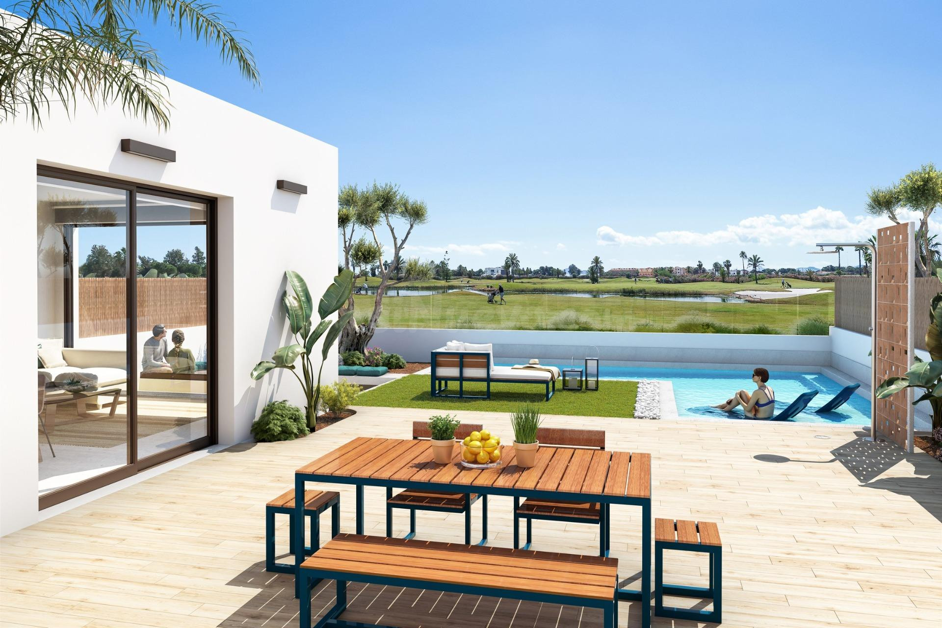 VILLAS DE OBRA NUEVA EN LOS ALCAZARES