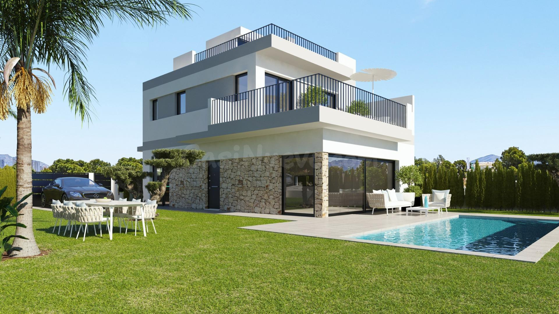 VILLAS DE OBRA NUEVA EN SAN MIGUEL DE SALINAS