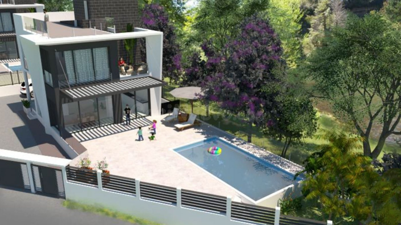 VILLAS DE OBRA NUEVA EN VILLAJOYOSA CON VISTAS AL MAR