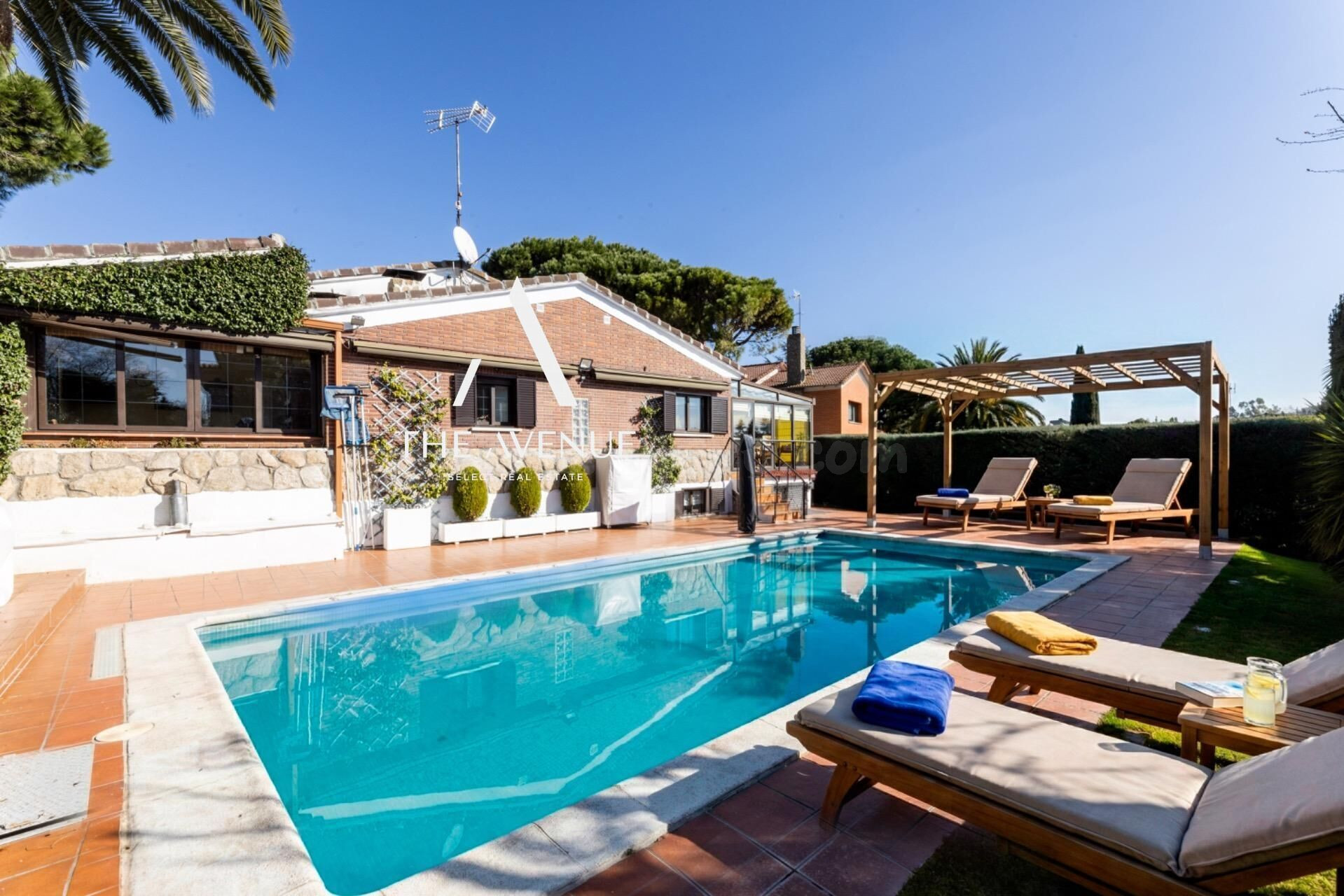 Chalet independiente en una planta