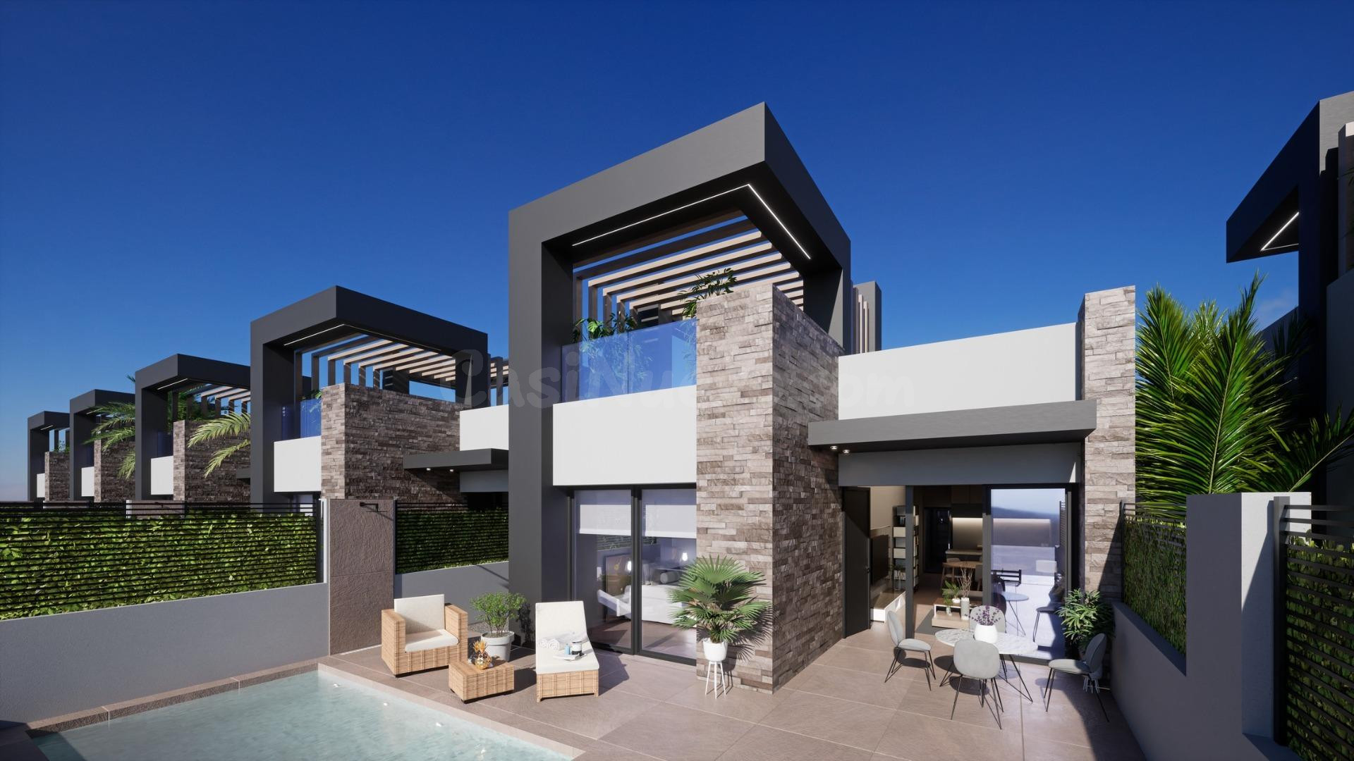 VILLAS DE OBRA NUEVA EN SAN FULGENCIO