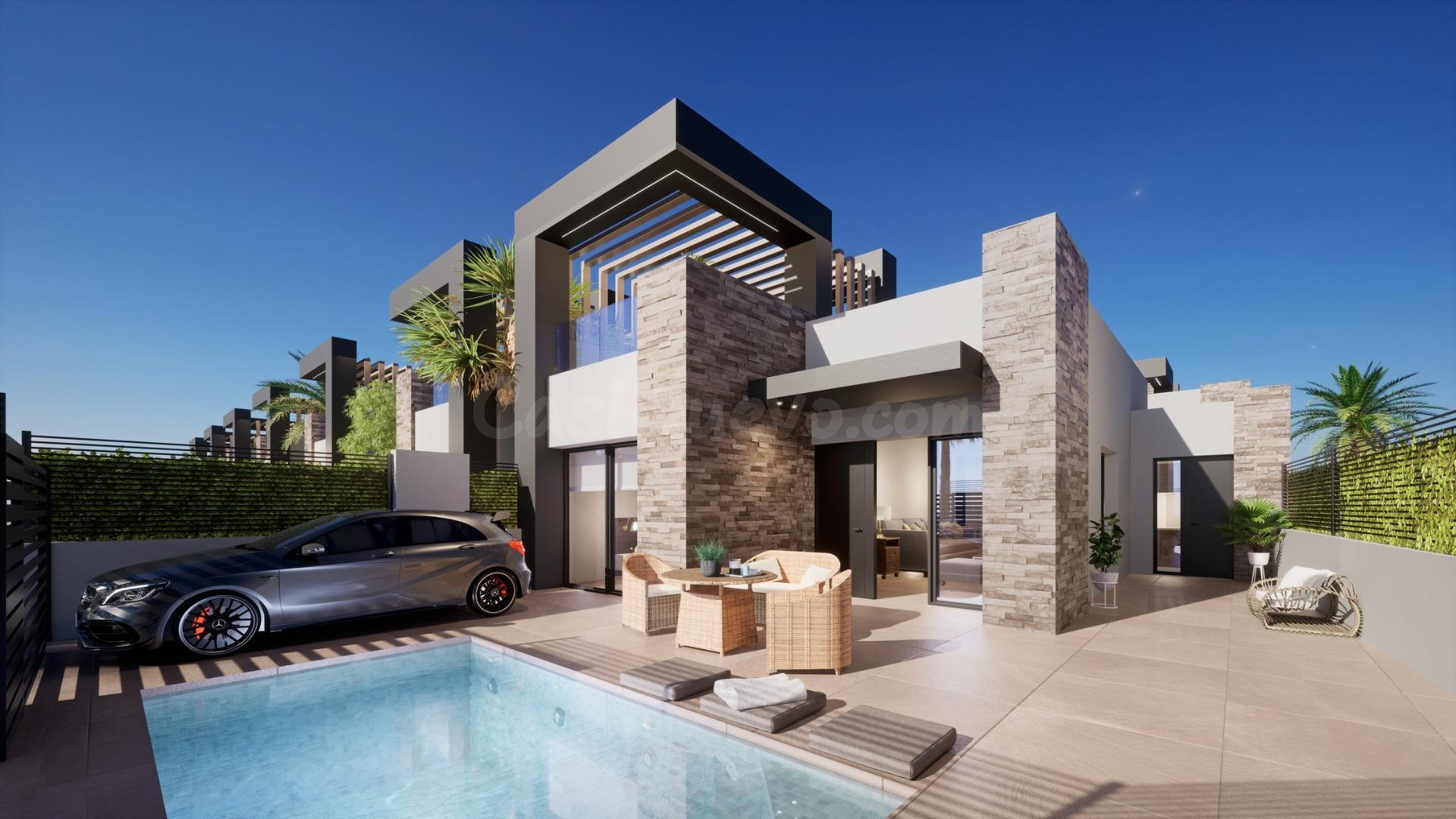 VILLAS DE OBRA NUEVA EN SAN FULGENCIO - foto 2