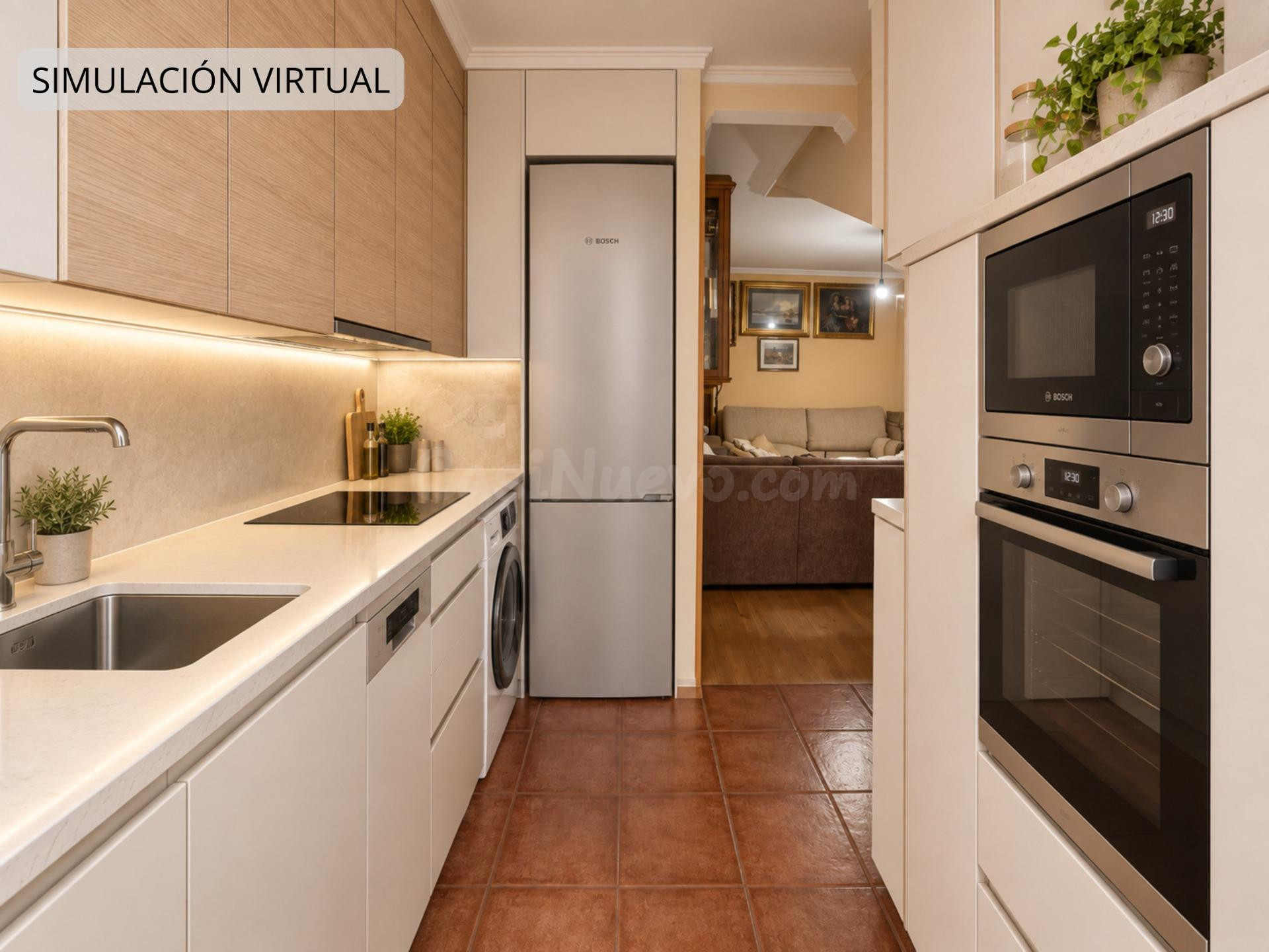 Ático de 2 habitaciones con garaje y trastero en el centro d - foto 5