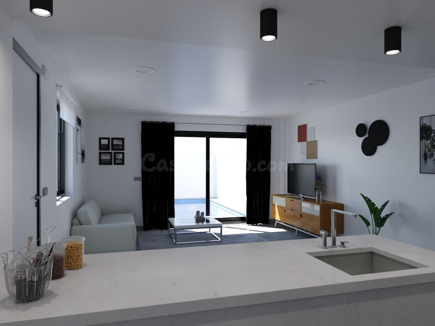 VILLAS PAREADAS DE OBRA NUEVA EN SAN PEDRO DEL PINATAR - foto 4