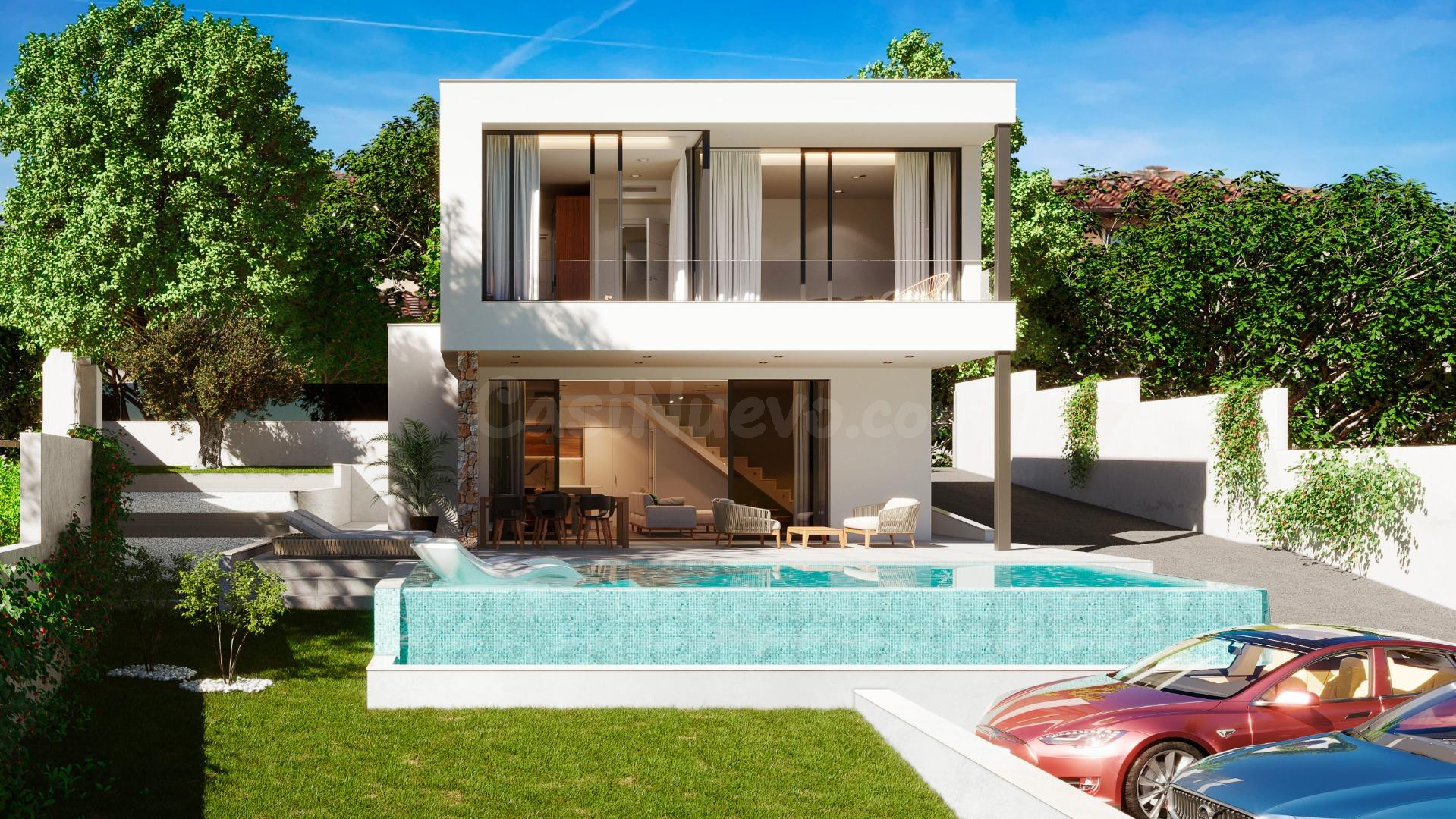 VILLAS DE OBRA NUEVA EN PINAR DE CAMPOVERDE