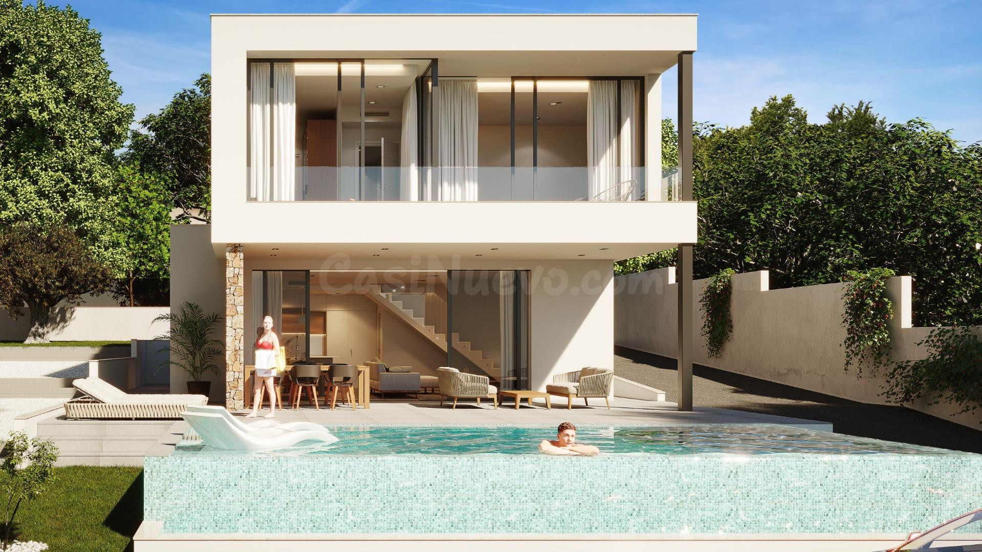 VILLAS DE OBRA NUEVA EN PINAR DE CAMPOVERDE - foto 3
