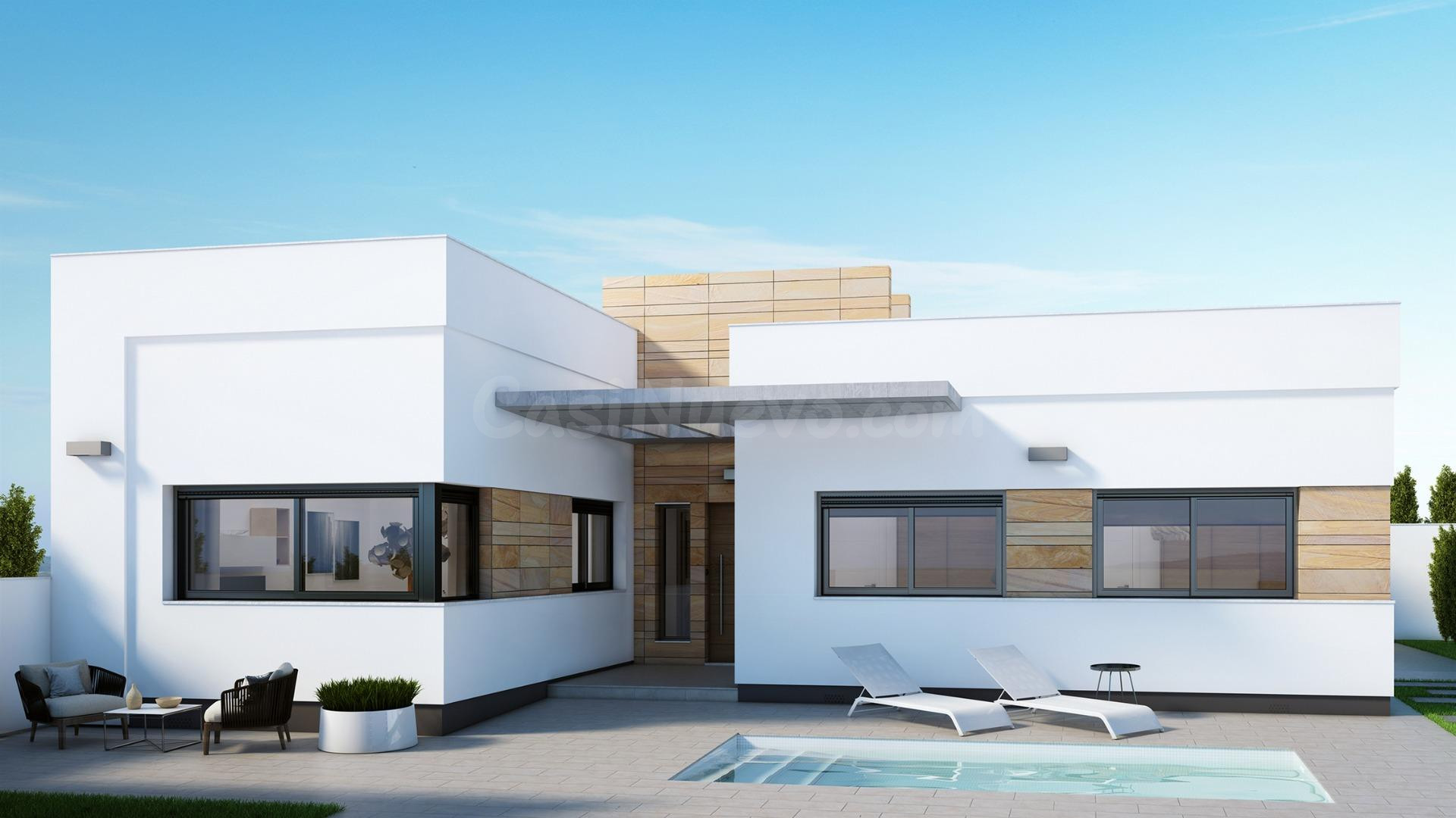 VILLAS PAREADAS DE OBRA NUEVA EN TORRE-PACHECO