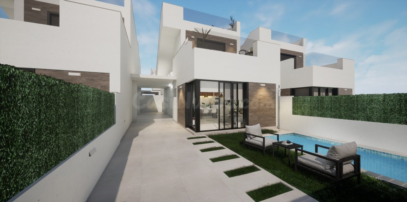 VILLAS DE OBRA NUEVA EN LOS ALCAZARES