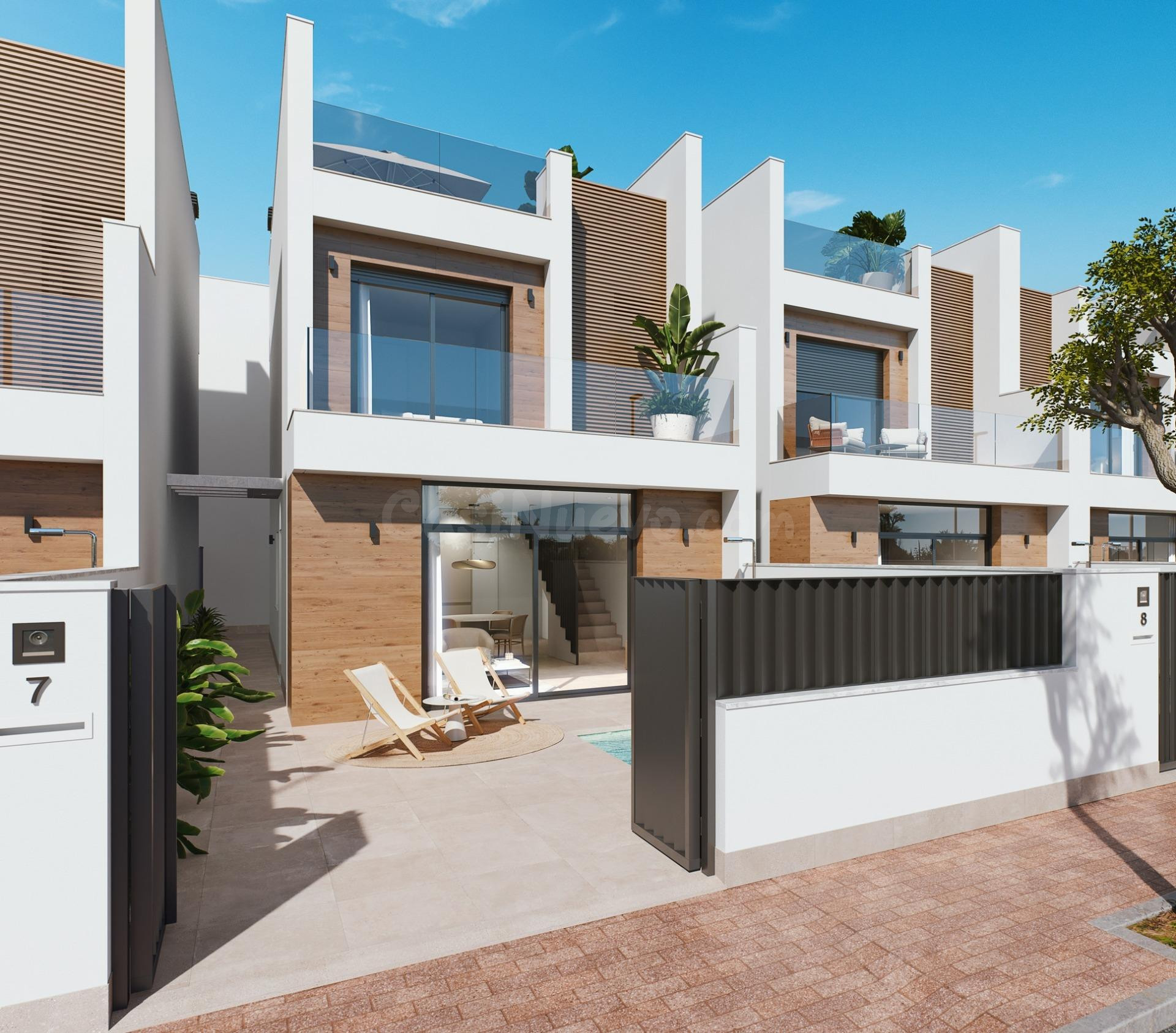 VILLAS DE OBRA NUEVA EN SAN PEDRO DEL PINATAR - foto 2