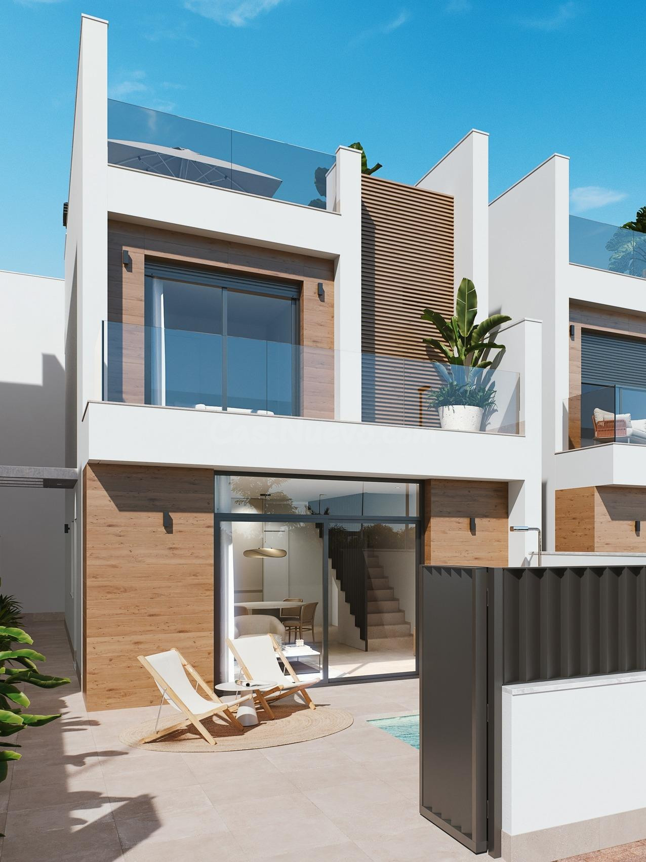 VILLAS DE OBRA NUEVA EN SAN PEDRO DEL PINATAR - foto 5