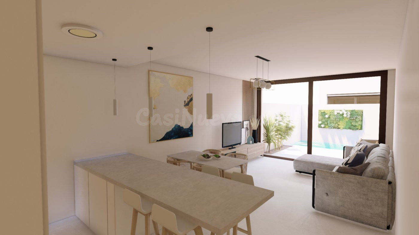ADOSADOS DE OBRA NUEVA EN SAN JAVIER - foto 2