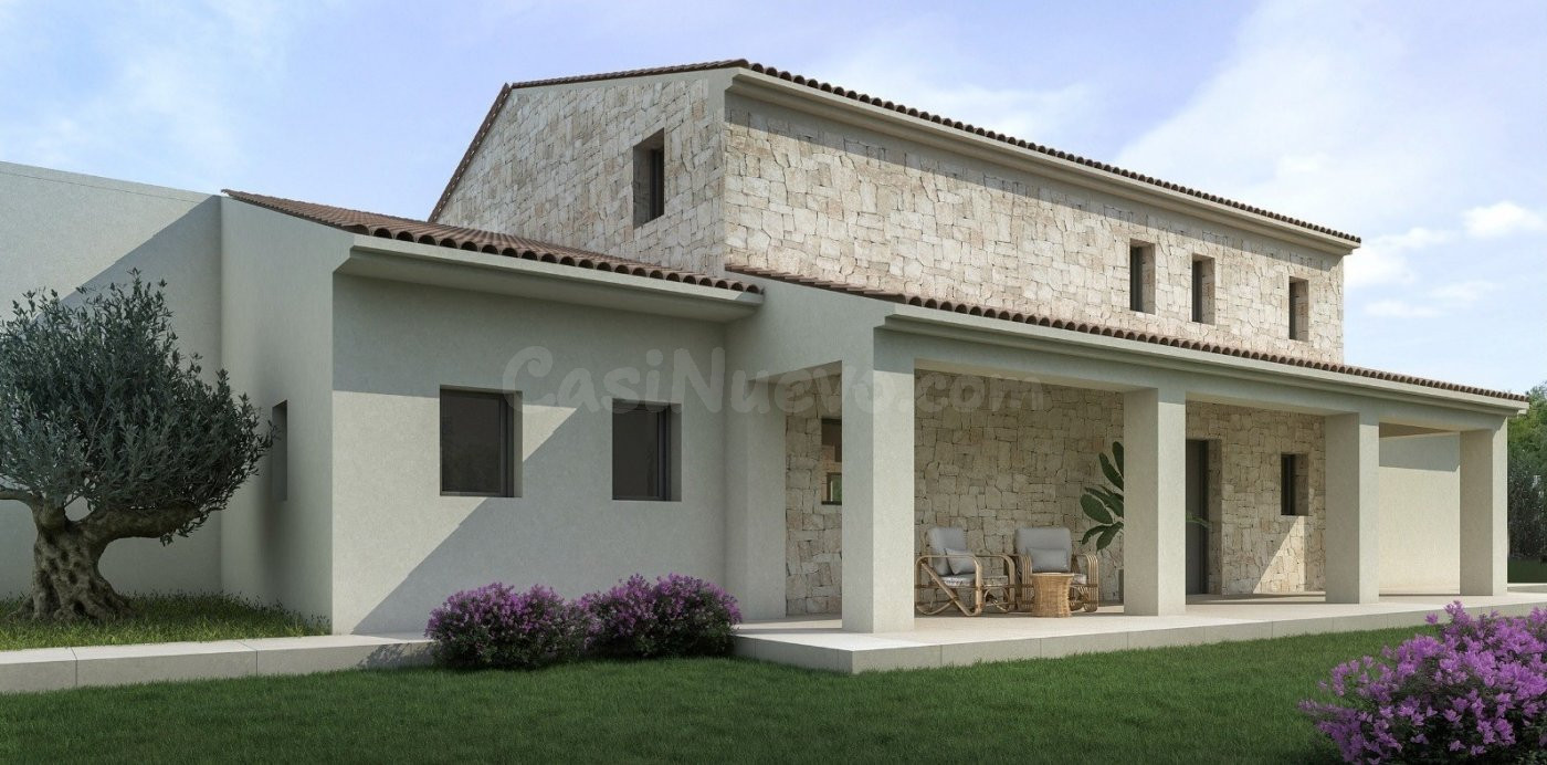 VILLA DE OBRA NUEVA EN MORAIRA CON VISTAS AL MAR - foto 4
