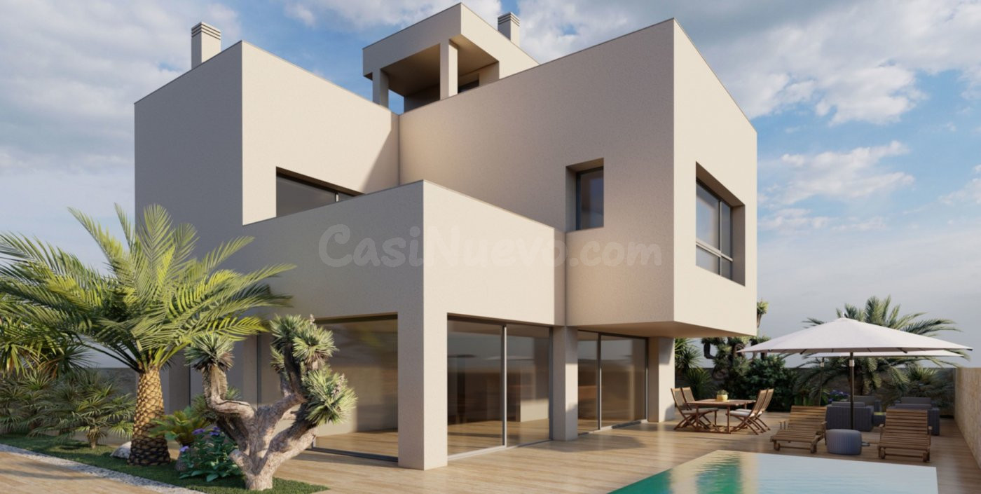 VILLAS DE OBRA NUEVA EN TORRE DE LA HORADADA - foto 4