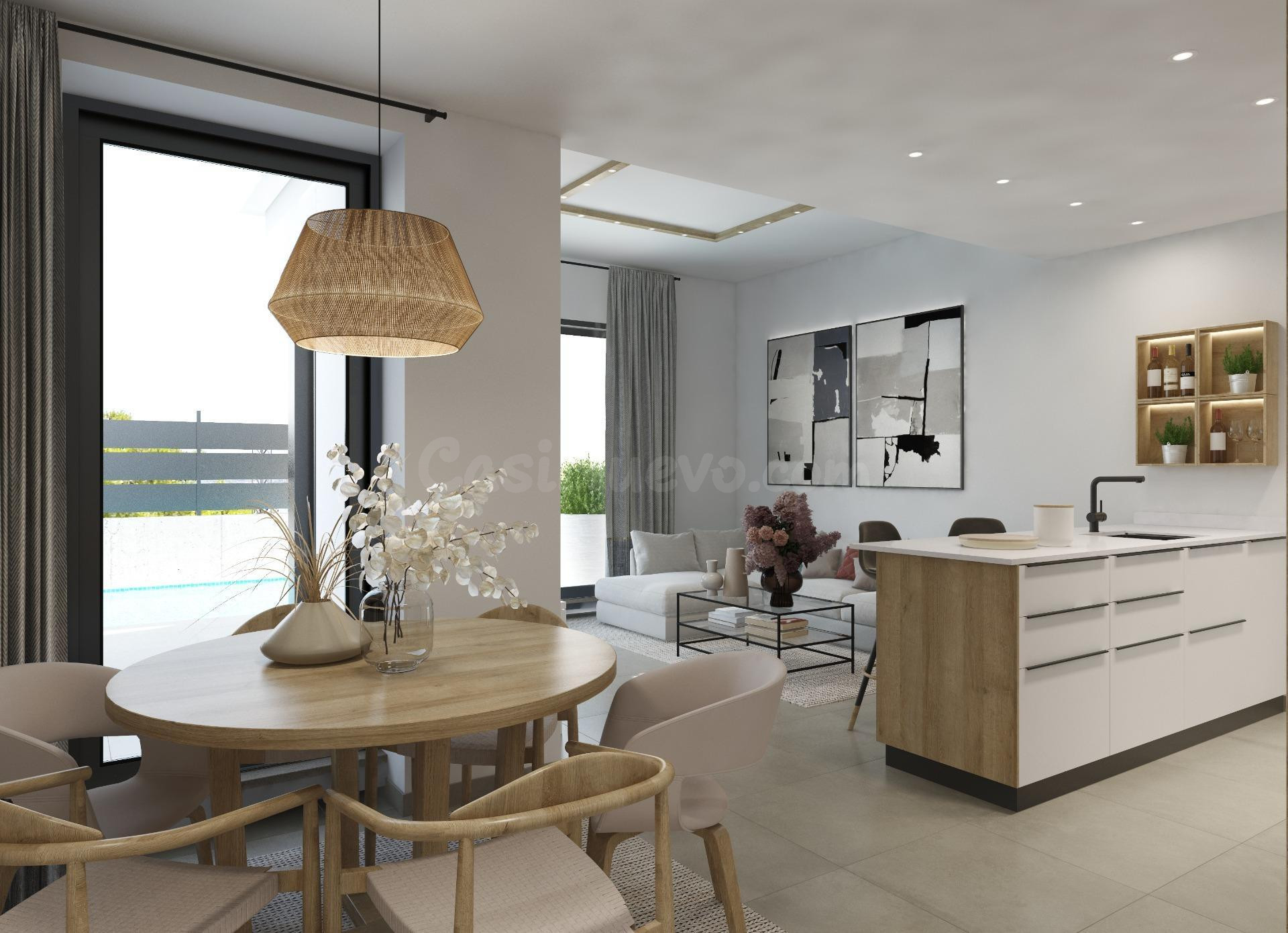 VILLAS DE OBRA NUEVA EN SANTIAGO DE LA RIBERA - foto 5