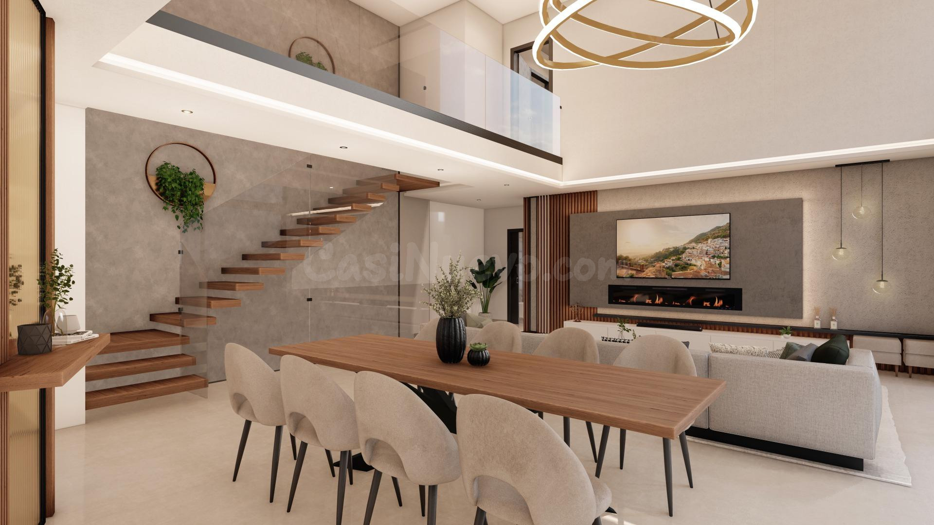 Majestuosa villa moderna en Mijas: lujo excepcional con vist - foto 5