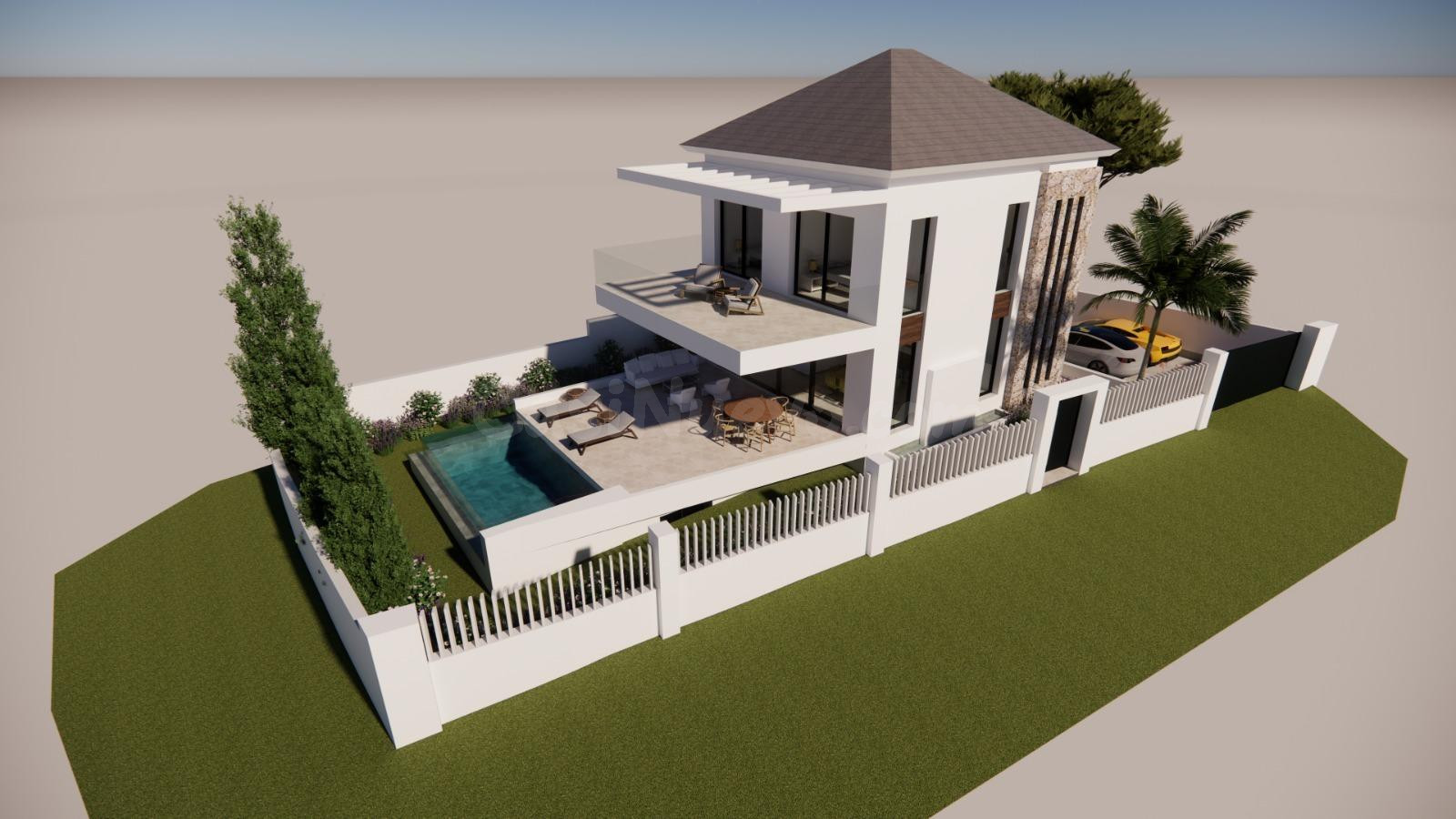 Exclusiva ubicación en construcción Villa moderna - foto 2