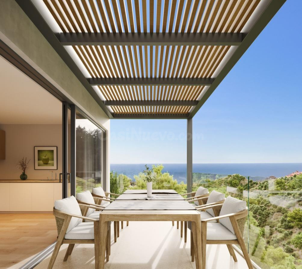 Veridian, Residencia N1 Bloque 1: vivienda integrada entre la montaña y el mar en la Costa del Sol