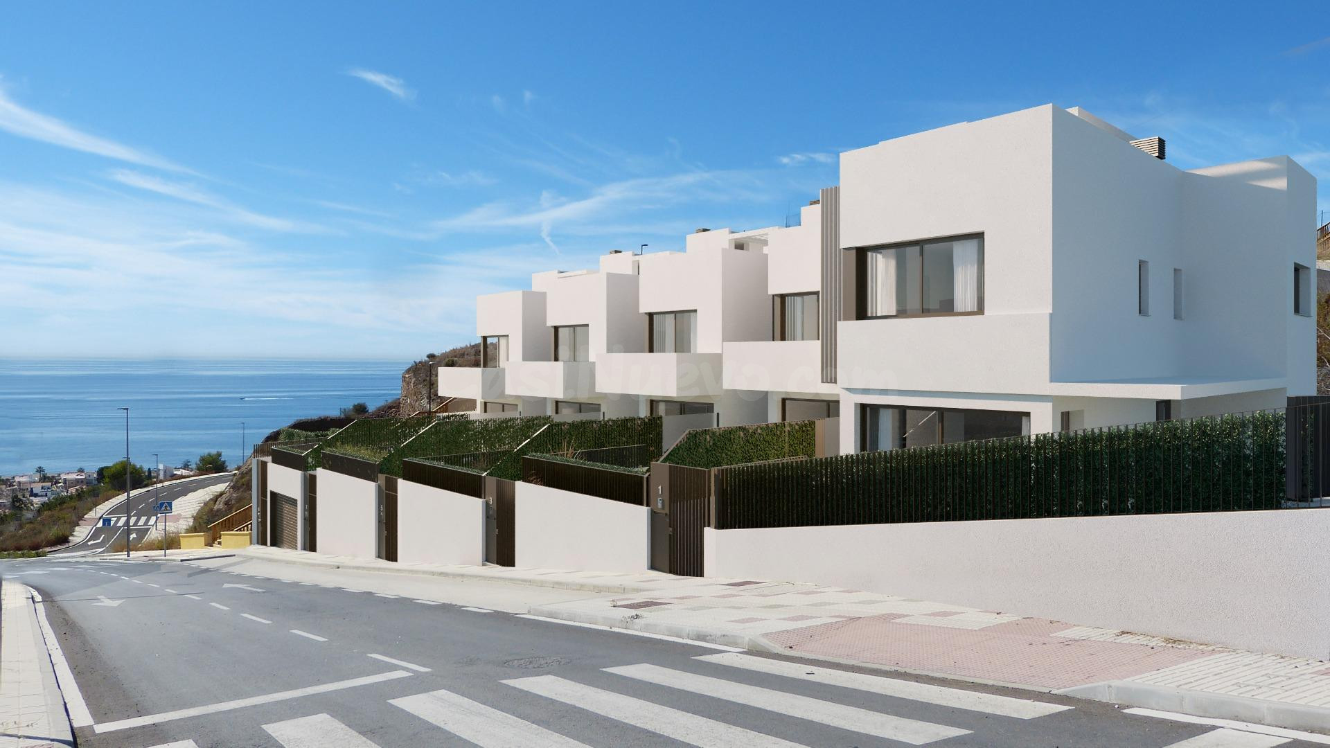 Adosados de obra nueva en Málaga, cerca de la playa, con ter - foto 4