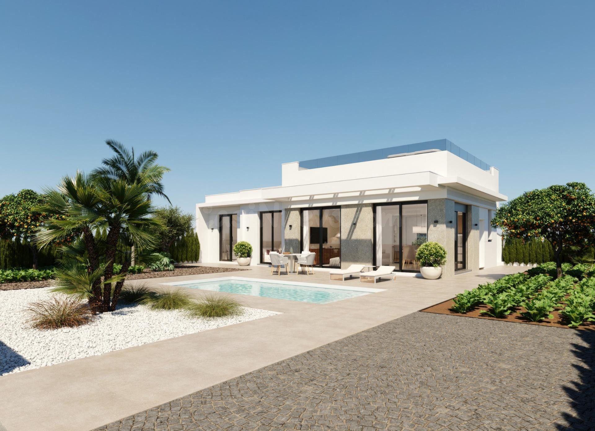 Villas de Obra Nueva en Hacienda del Álamo Golf Resort, Murc - foto 2