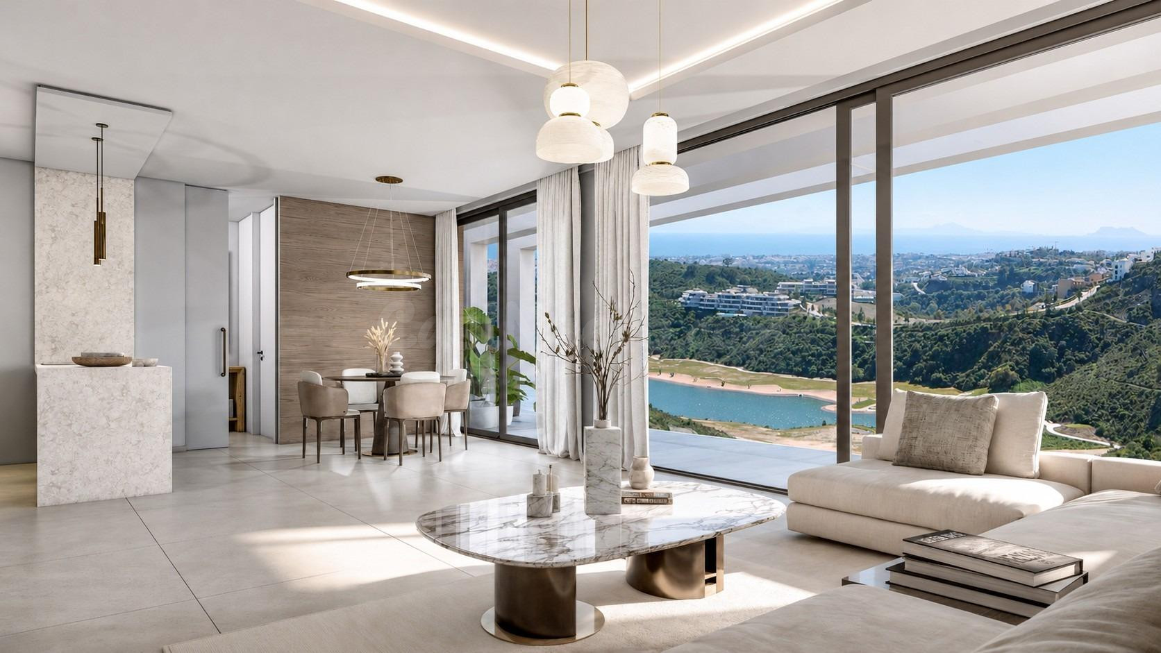 Villa contemporánea sobre plano con piscina infinity, orient - foto 5