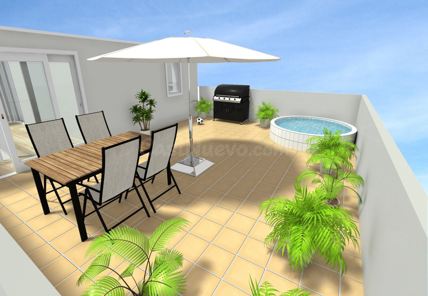 ¡Nueva Obra nueva en Calella centro! Duplex con dos terrazas - foto 3