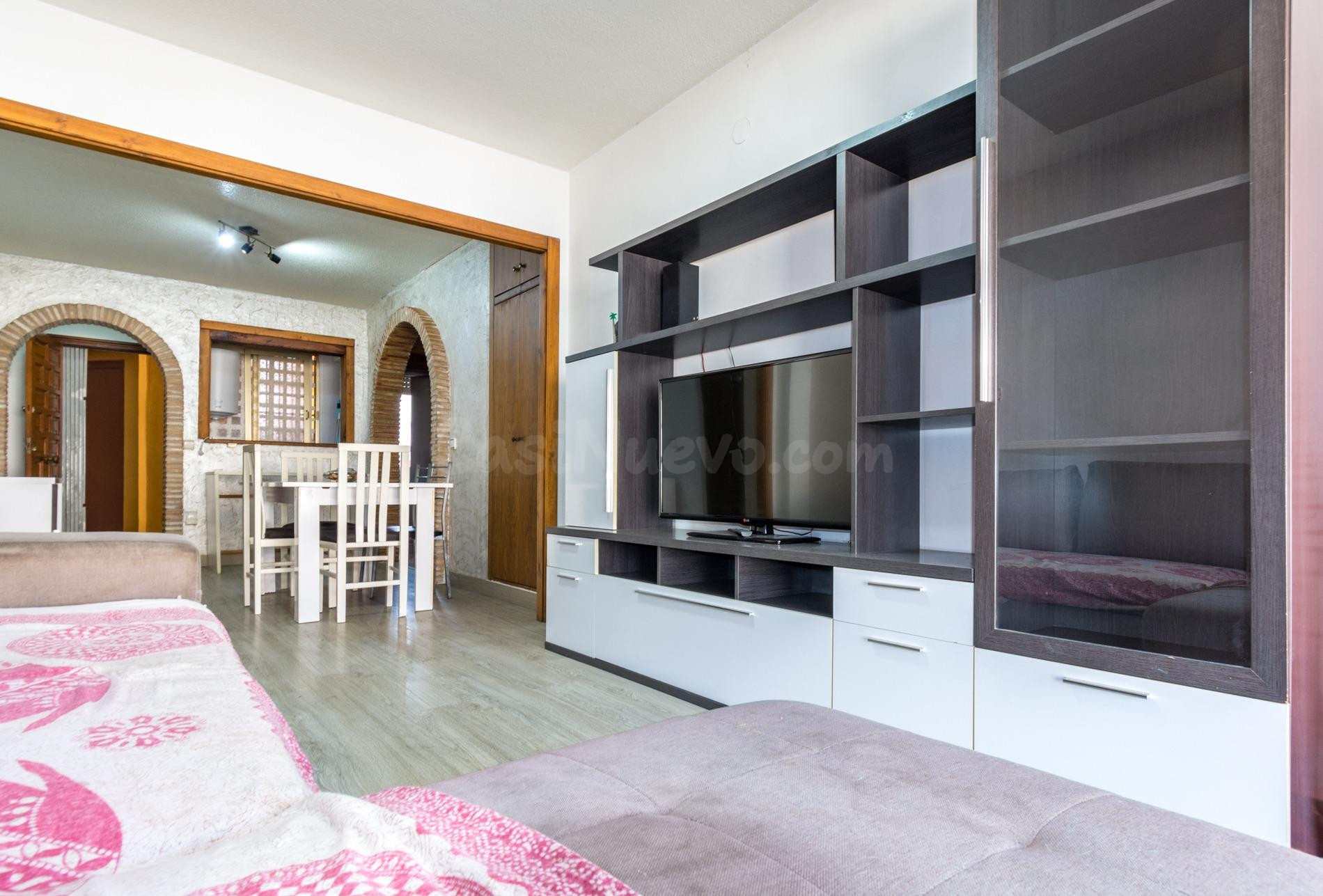 Apartamento con terraza y piscina en Playa de los Náufragos