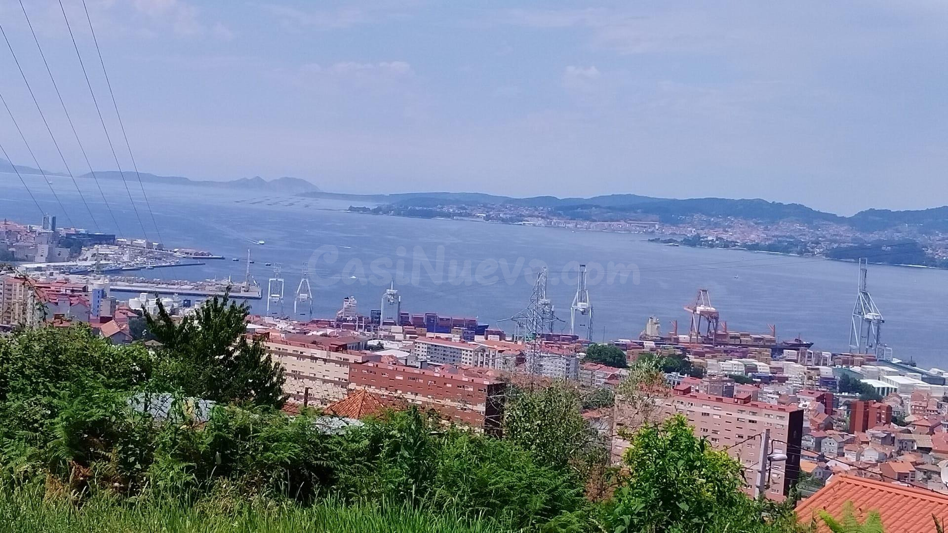 Solar Urbano de 1.228 m2 en Vigo con vistas a la ría y obra iniciada