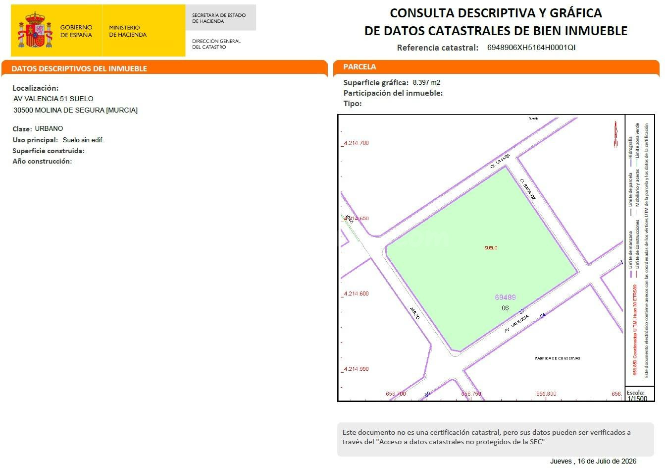 Solar de alta densidad junto al Colegio Salzillo - foto 3